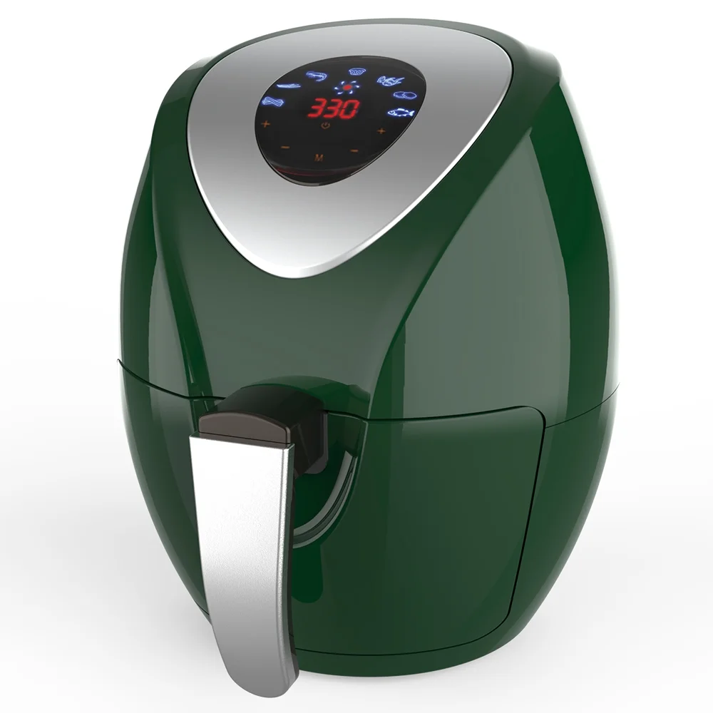 KAPAS Electric Air Fryer, 6.8 Quarts, 6.5 Liter Capacity and 7-in-1 One-Touch Screen Cook Presets with Additional Accessory