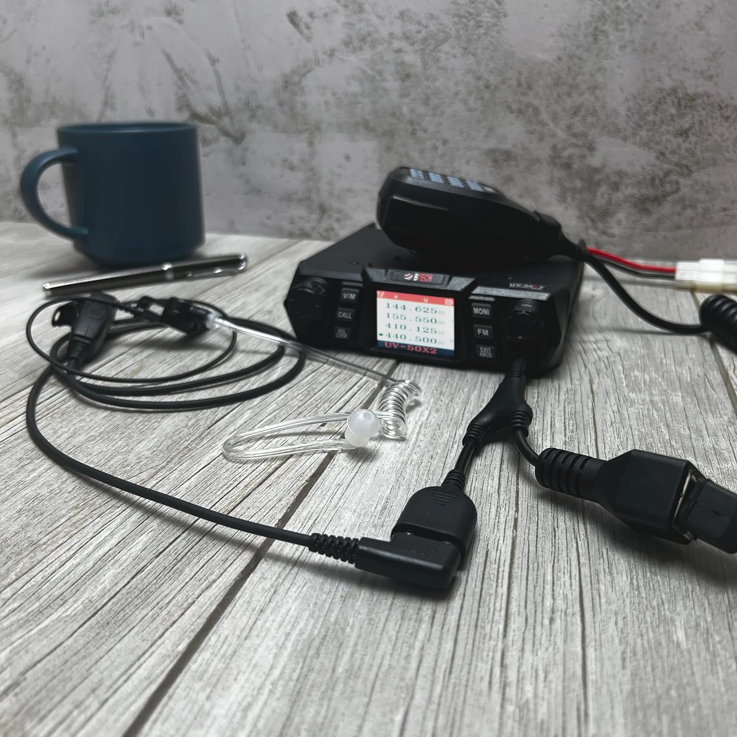 BTECH UV-50X2 (Second Gen.) Mobile 50 Watt Dual Band Base, Mobile Radio: VHF, UHF Amateur (Ham) - Smart Home Appliances
