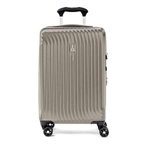 Travelpro Maxlite Air Hardside Expandable Carry on Luggage, 8 Spinner Wheels, Lightweight Hard Shell Polycarbonate Suitcase, Shadow Grey