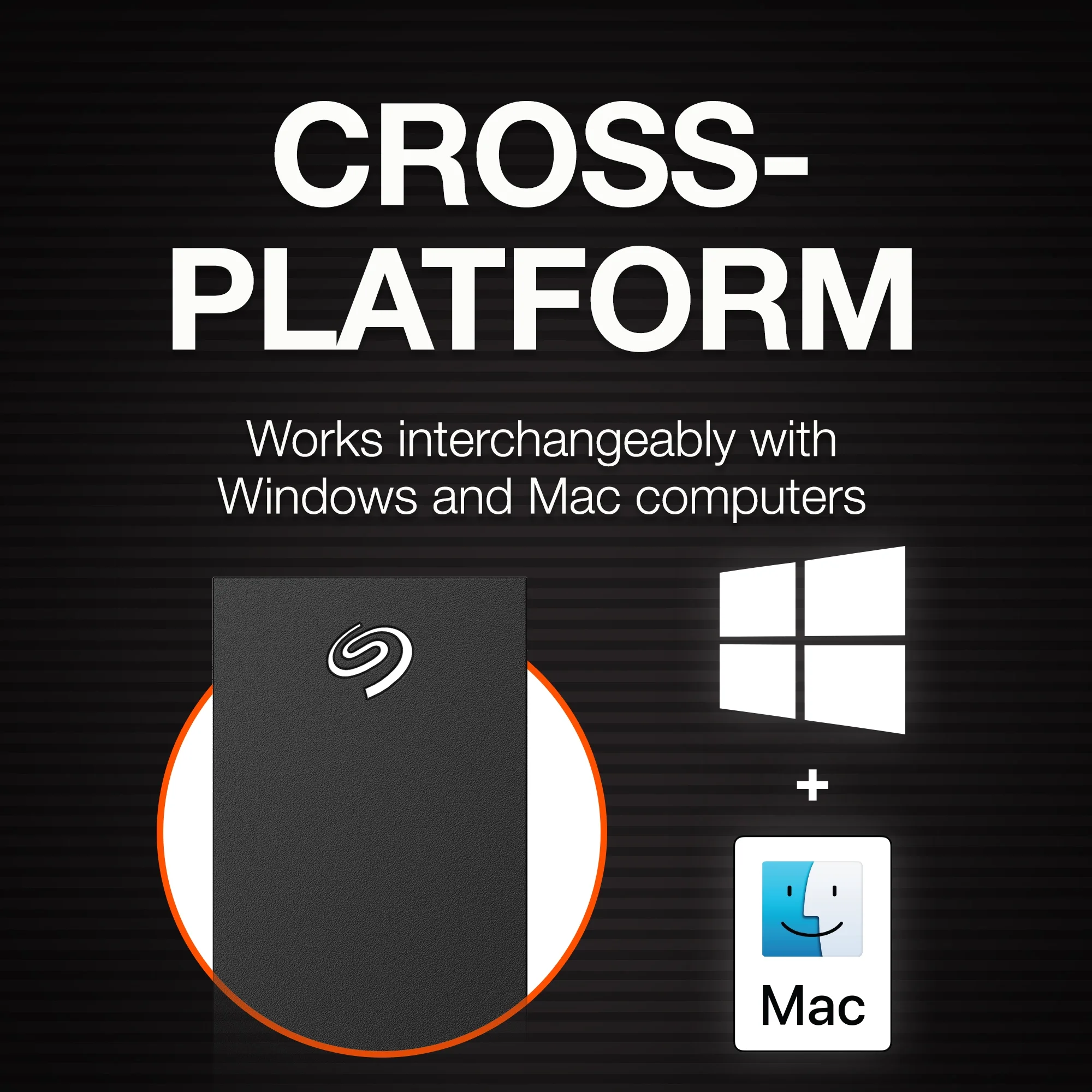 Seagate One Touch Hub 14TB External USB-C and USB 3.0 Desktop Hard Drive - Black (STLC14000400)