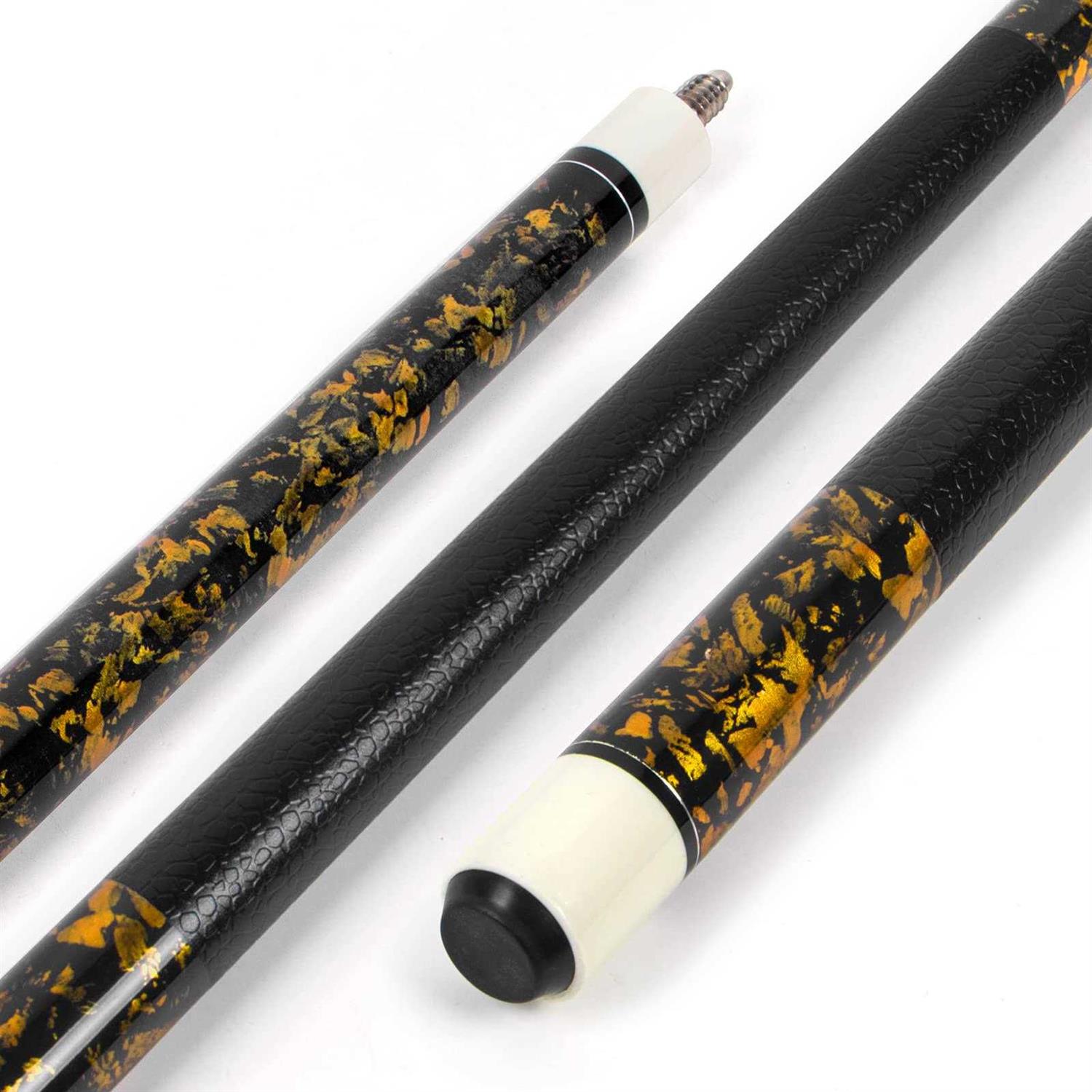 LOTKEY Pool Stick Pool Cue 58 21 oz Cue Sticks with Extra 2 Pool Chalks Solid Wood Pool Sticks Durable for Professional Billiard Players