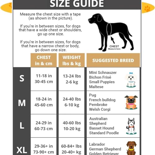 Poochbark 3 in 1 Dog Harness with Built-in Leash, Dog Harness with Retractable Leash, Adjustable Soft Padded Dog Vest, Auto-Lock & No-Pull Control