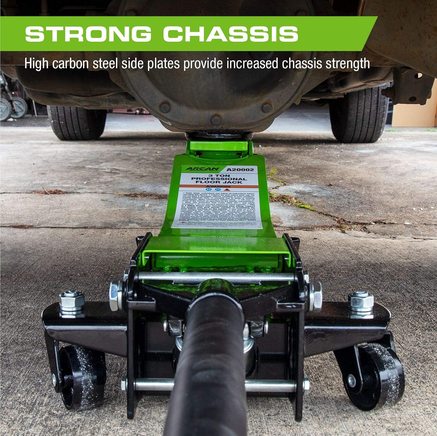 Arcan 3 Ton Low Profile Quick Rise Steel Floor Jack (A20002)