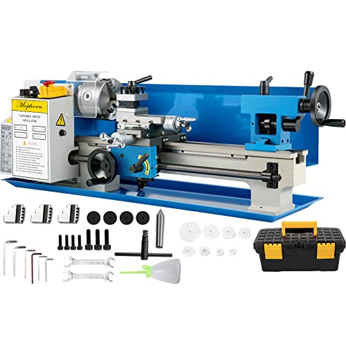 Vevor Metal Lathe 7 x 12 Inch, Precision Mini Metal Lathe 2250 RPM 550W Variable Speed
