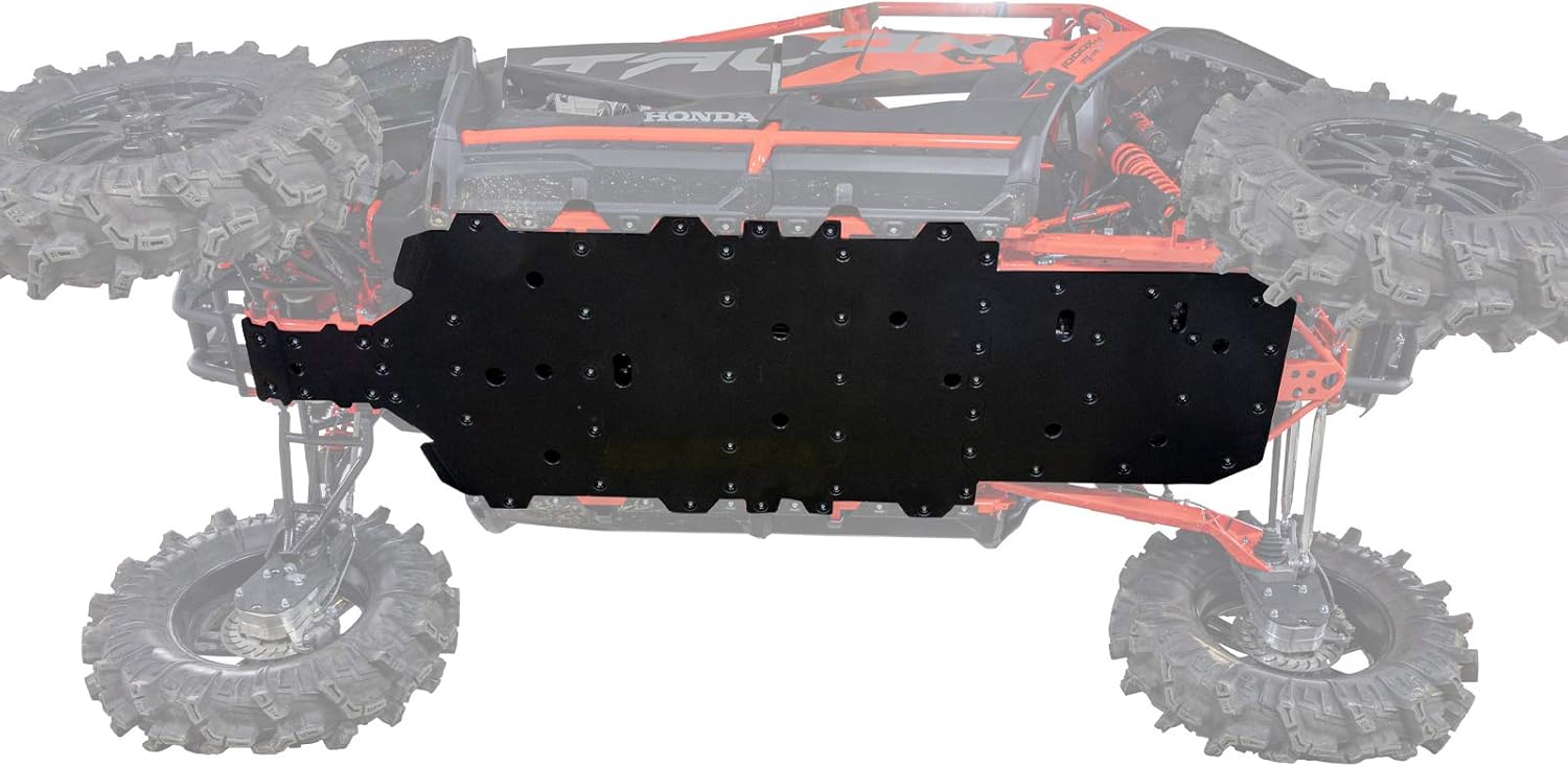 SuperATV UTV Full Skid Plate for 2020+ Honda Talon 1000X-4 | Full Front to Back Protection | 1/2” Thick Proprietary ARMW Material | Abrasion, Break