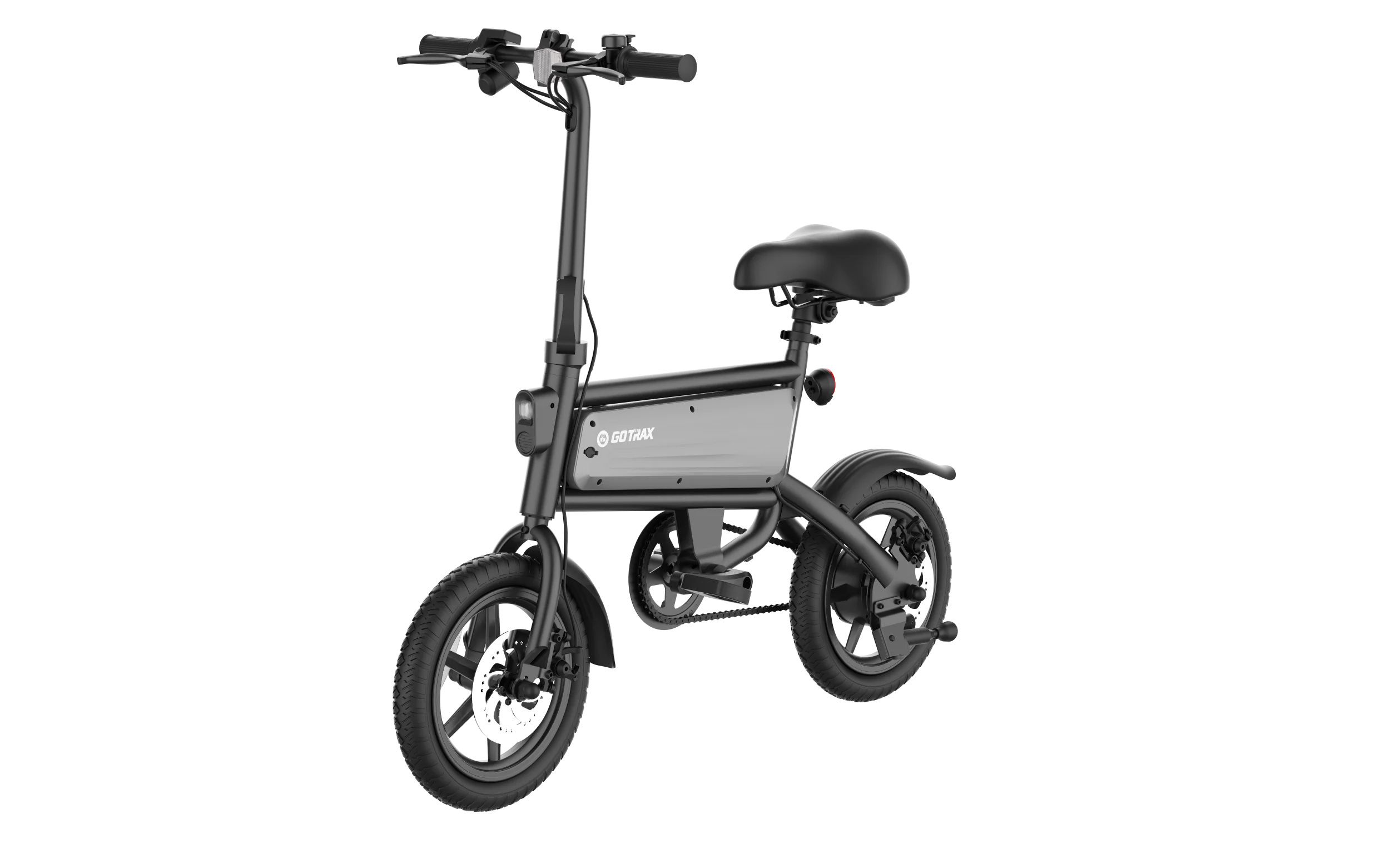 GOTRAX S2 14 Folding Electric Bike for Adults and Teens, 250W 15.5Mph, 15Miles LED Display Mini E-Bike for Commuting