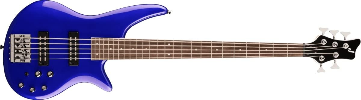 Jackson JS Series 5-String Spectra Bass JS3V, Indigo Blue, Laurel Fingerboard