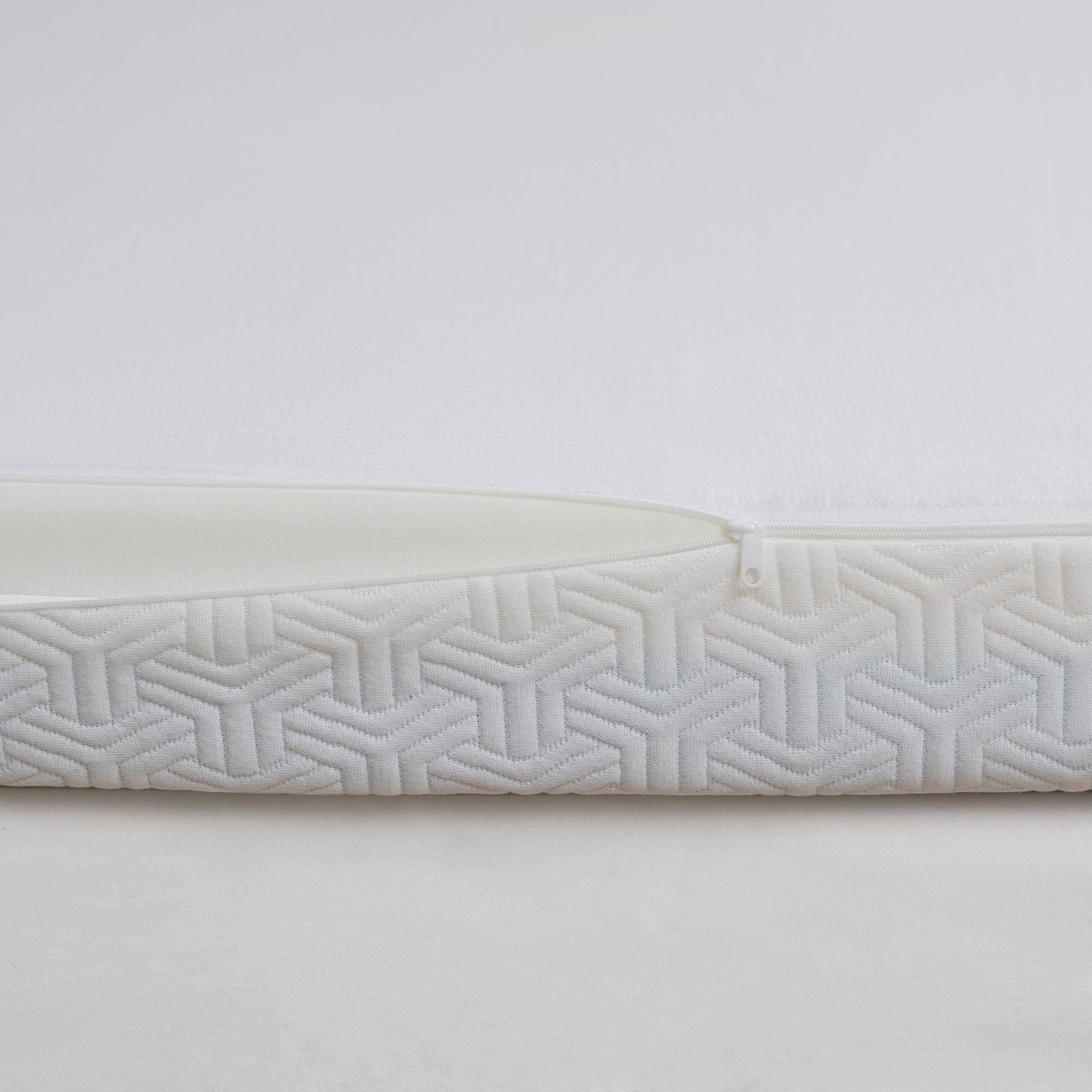 Sleep Philosophy 4x22 Memory Foam Mattress Topper, Twin, White