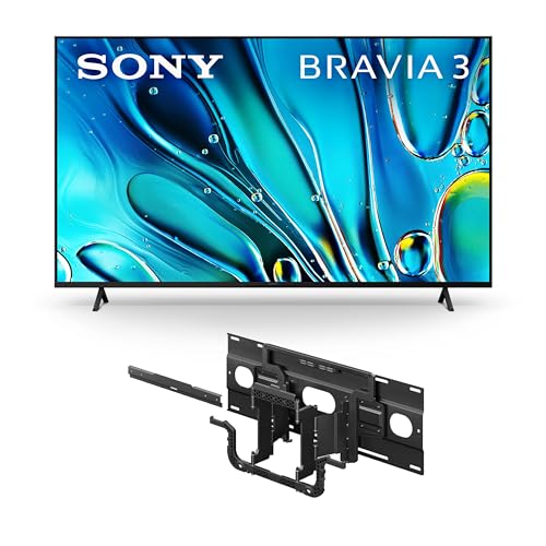 Sony 43-Inch Class 4K Ultra HD BRAVIA 3 LED Smart TV with Google TV, Dolby Vision HDR, and Exclusive Features for PlayStation®5 (K-43S30)