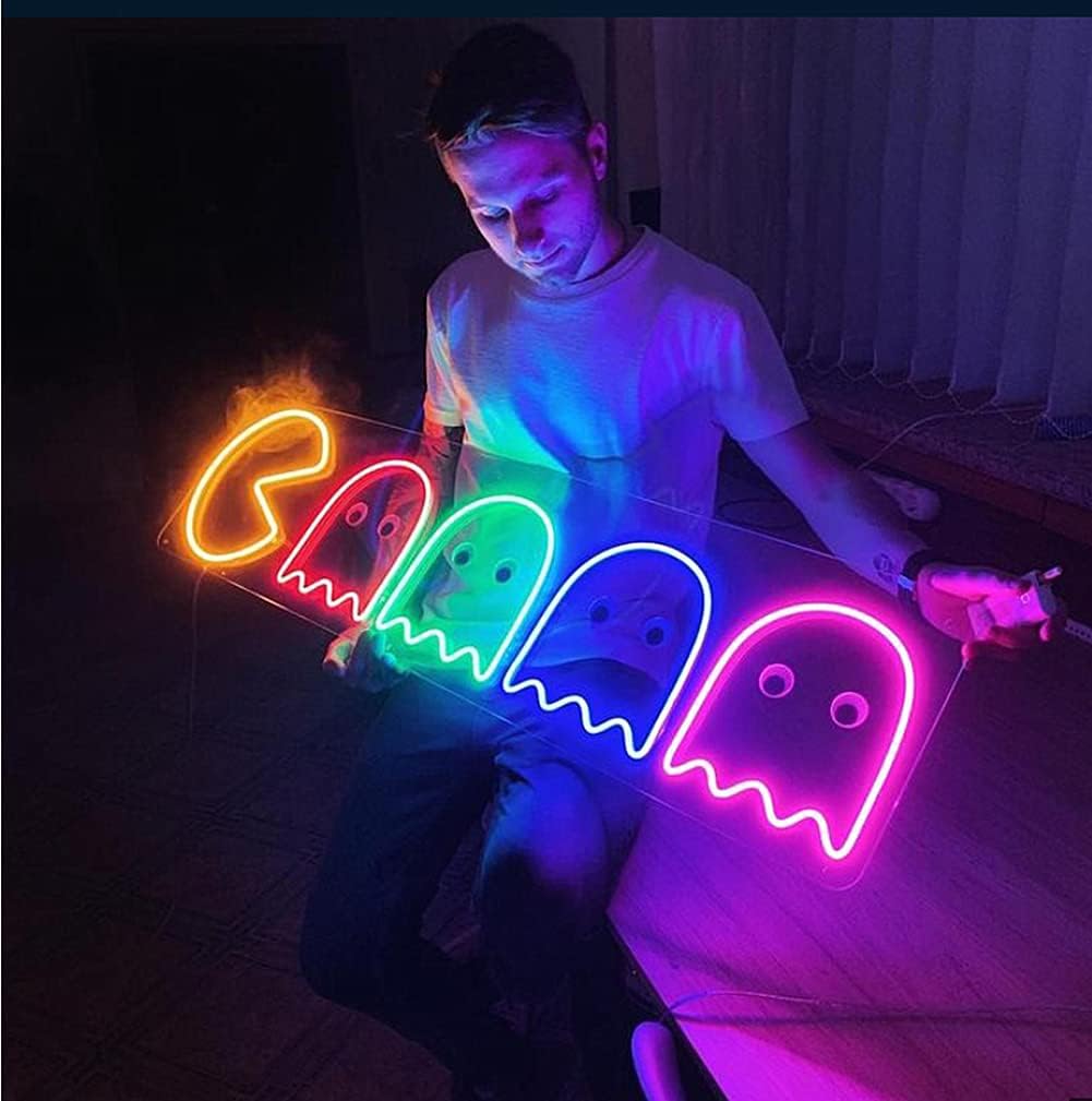 Neon Signs Game Room Beer Bar Home Art Handmade Neon Lights Sign for Bedroom Office Hotel Pub Cafe Recreation Room Wall Artwork Decor Man Cave Night