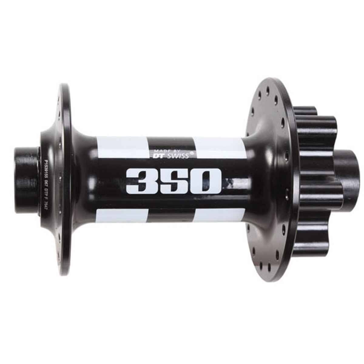 DT Swiss 350 Front Hub 28H 15x110mm Thru Axle, Boost Spacing, 6-Bolt Disc