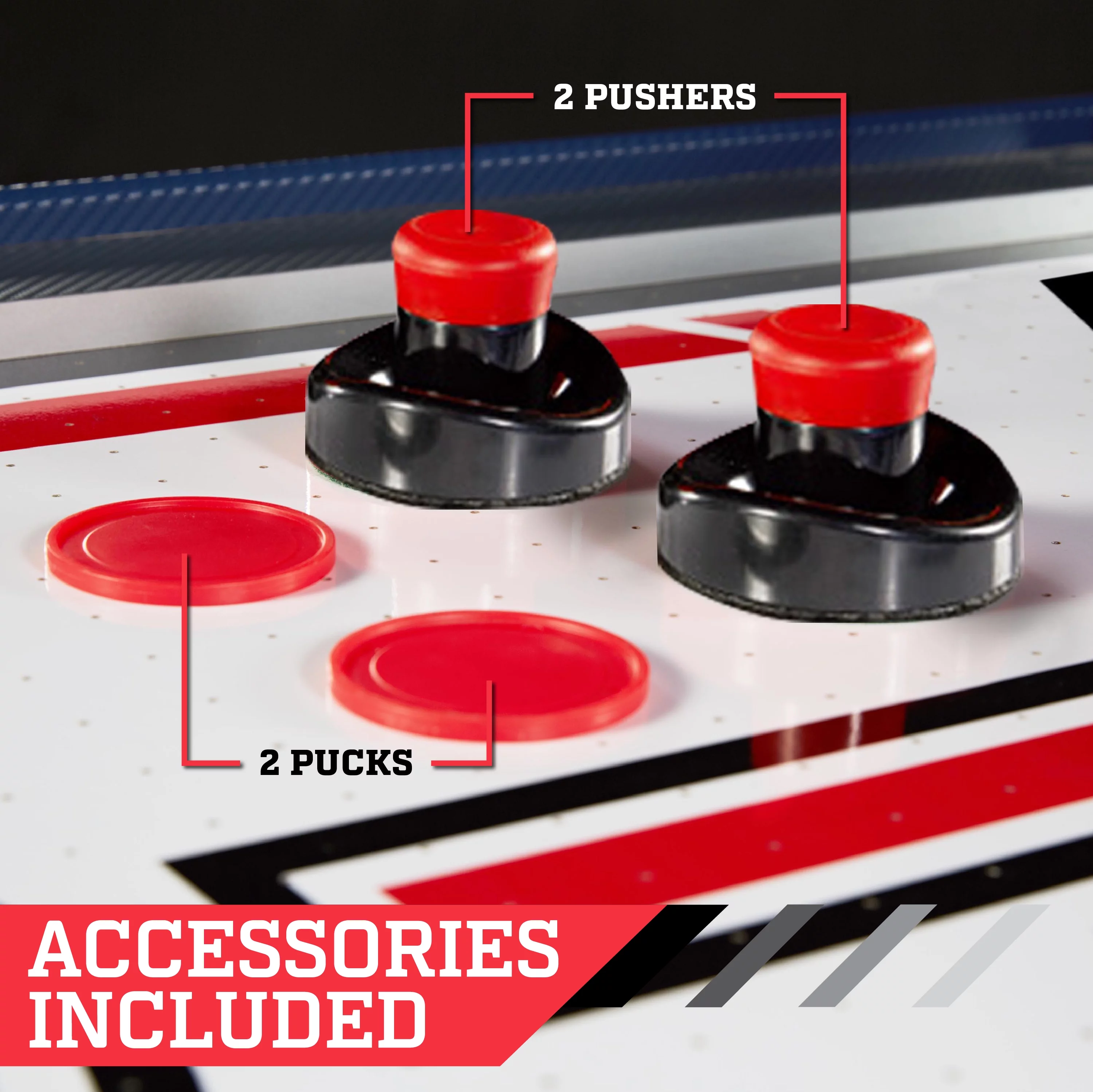 ESPN Air Powered Hockey Table with Overhead Electronic Scorer, 60" x 32" x 32"