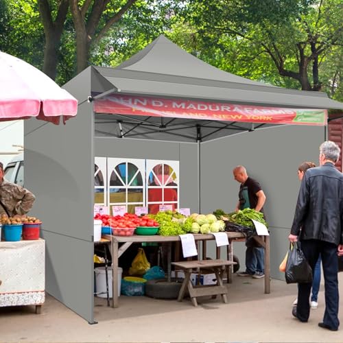 COBIZI 10x10 Pop Up Canopy Tent with Awning