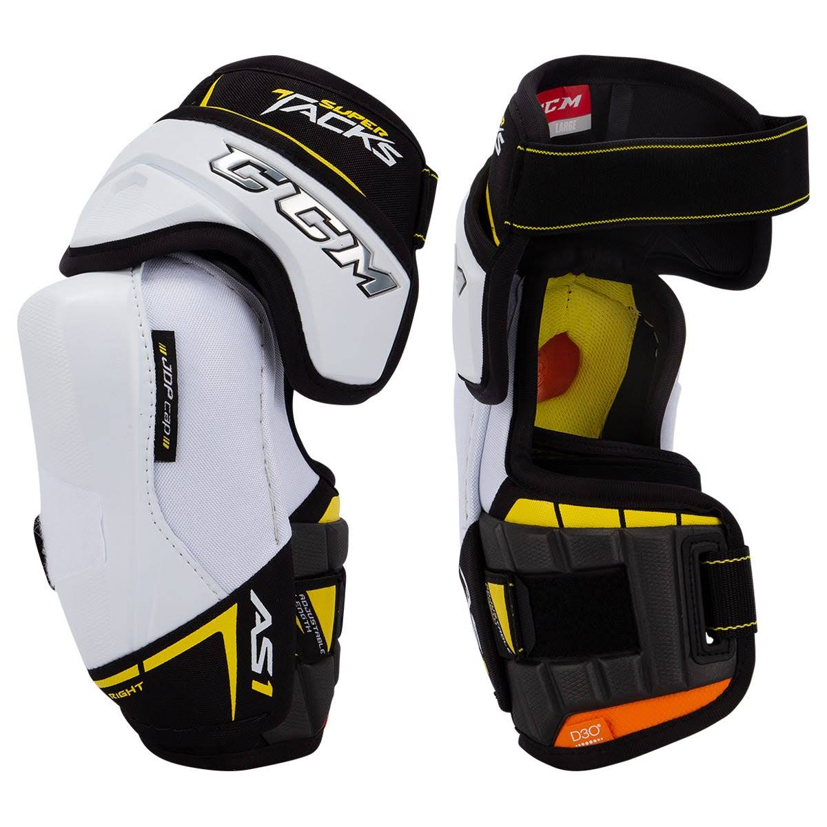 CCM Super Tacks AS1 Senior Hockey Elbow Pads, Medium