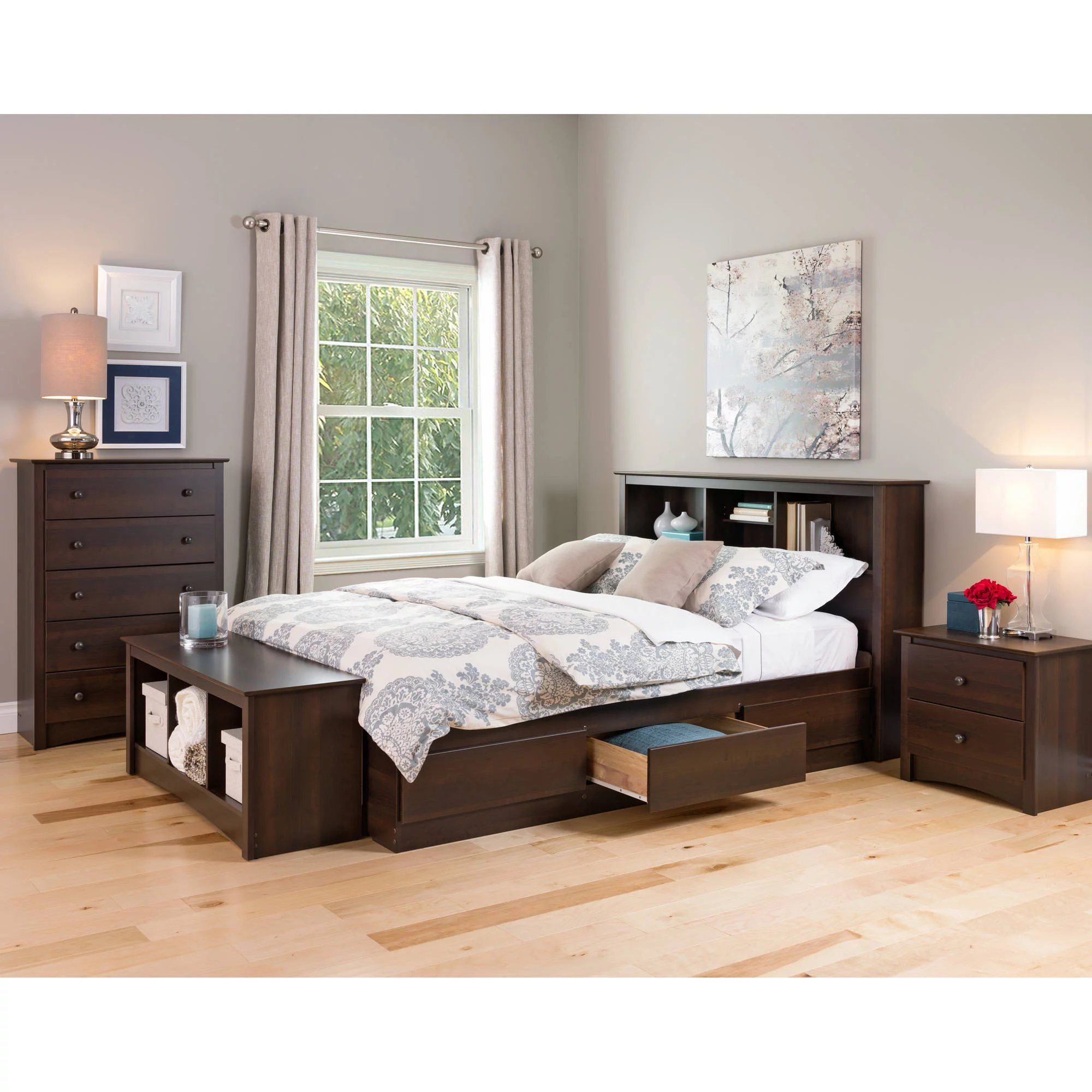 Prepac Fremont 5-Drawer Chest, Espresso