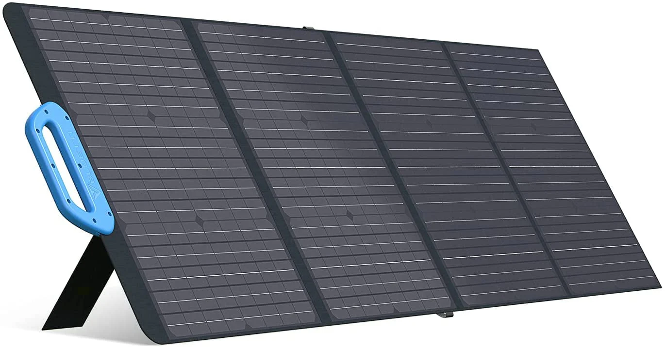 Bluetti Solar Panel 120W Foldable Portable Solar Power Supply,PV120 for AC200P/AC200MAX/EB70/EB55 Solar Generators,W/adjustable Kickstand