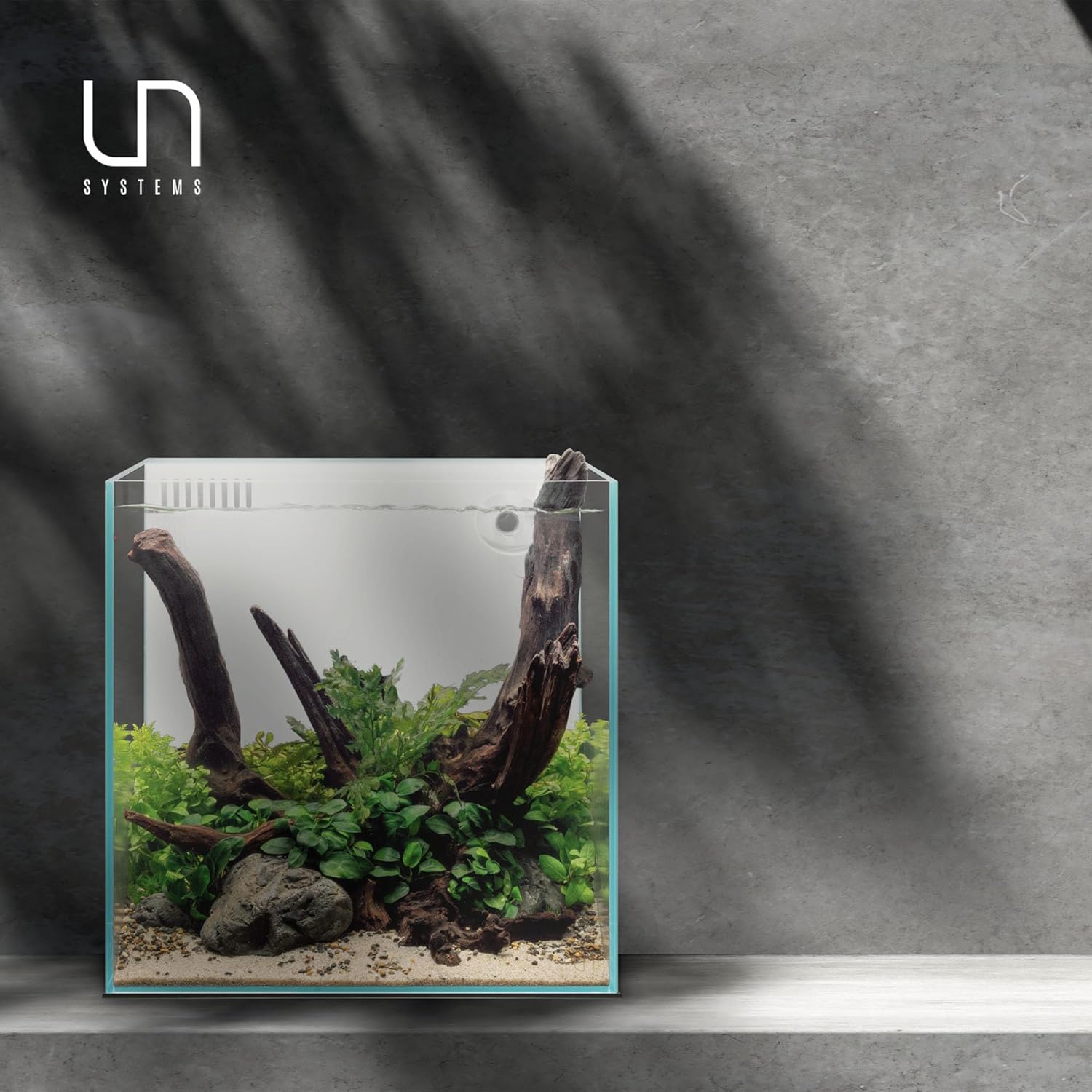 Ultum Nature Systems Rimless All in One Aquarium - Cube Fish Tank, Freshwater AIO Aquarium