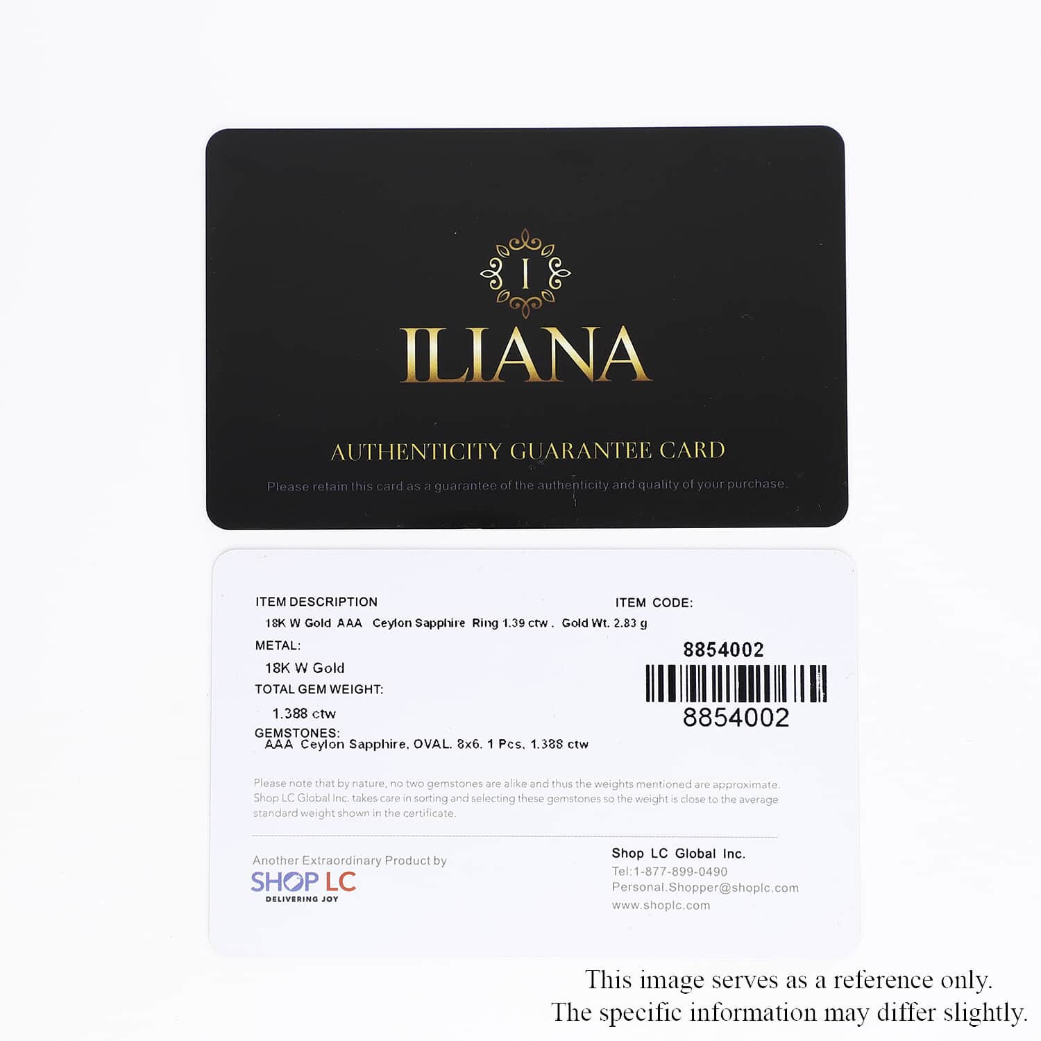 SHOP LC Iliana AAA Sapphire Oval 18K White Gold Solitaire Ring for Women Jewelry Birthday Gifts for Women Size 7 Ct 1.15 Wedding Engagement Promise