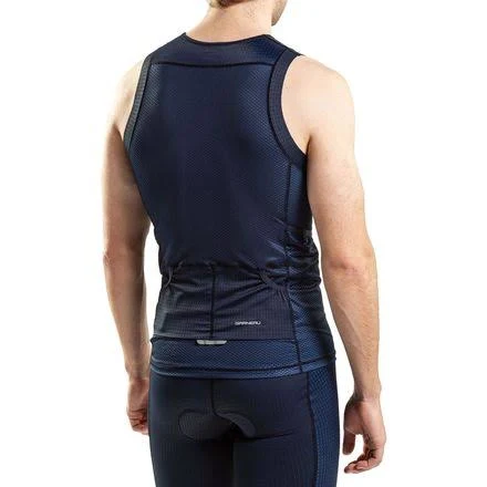 Louis Garneau - Men&s Vent Tri Sleeveless CF, Blue Sand, L