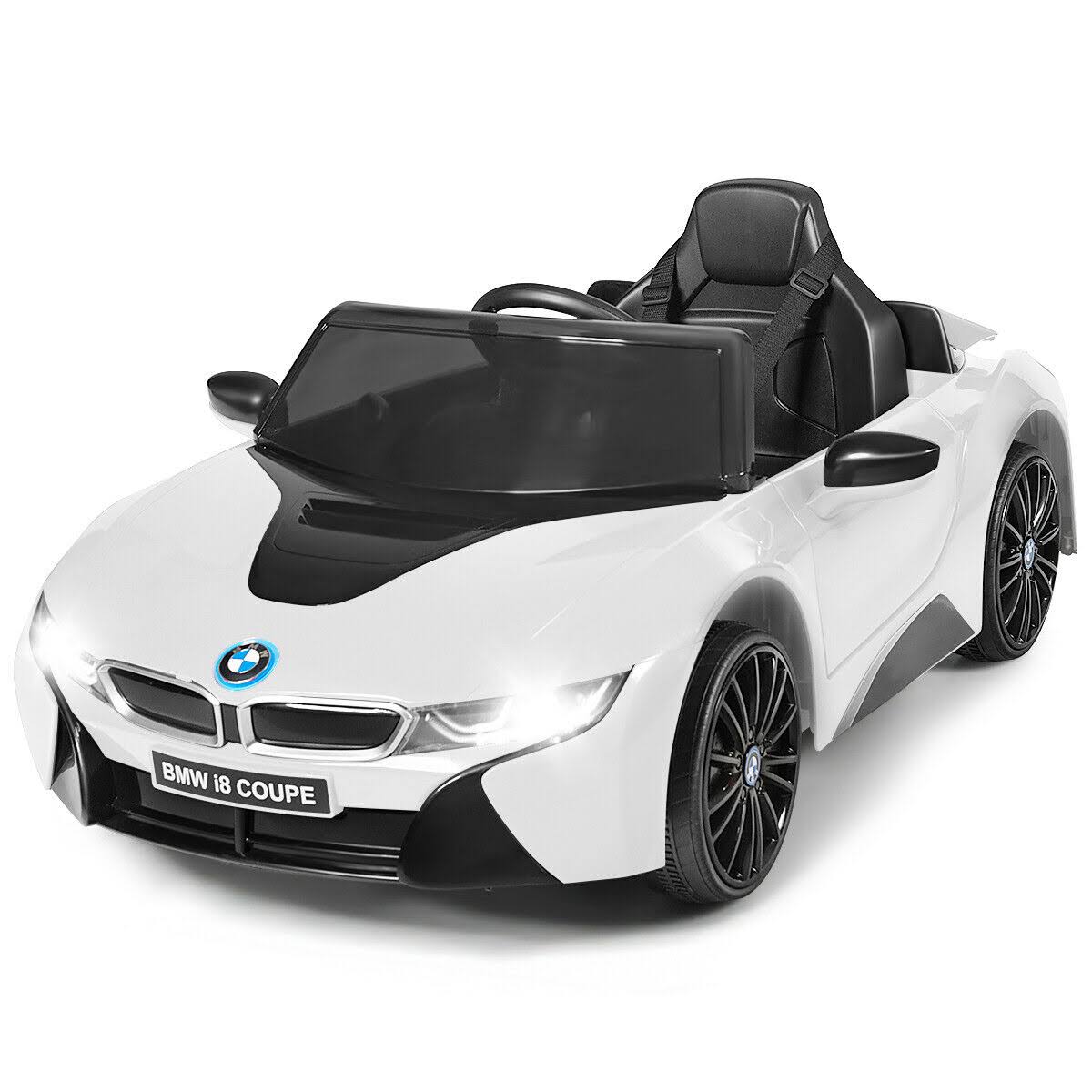 12V Licensed BMW i8 Kids Ride on Car - White