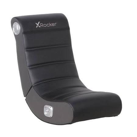 x Rocker Play 2.0 Wired Floor Rocking Gaming Chair - Black, Size 29.5 inch x 16.1 inch x 26.0 inch - Avayadevconnect