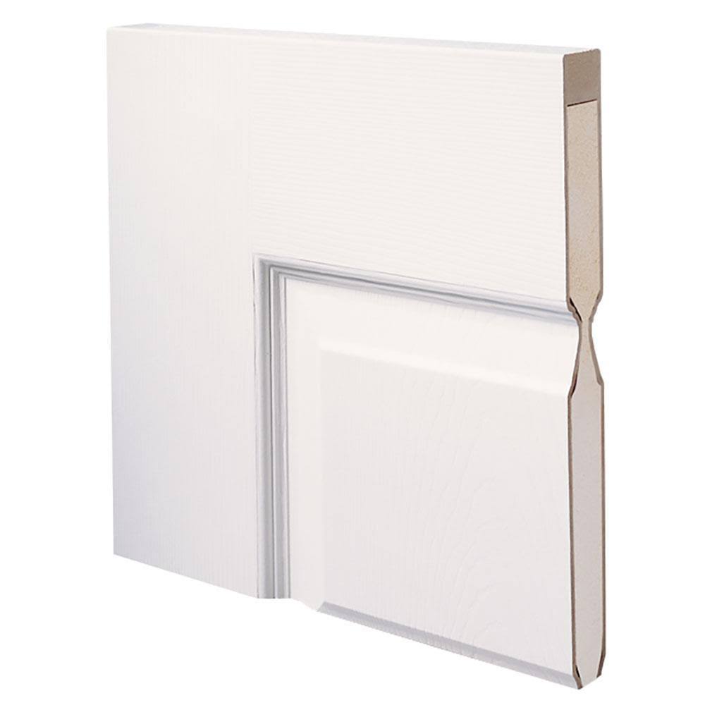 MMI Door 26 in. x 80 in. Smooth Caiman Right-Hand Solid Core Primed Molded Composite Single Prehung Interior Door