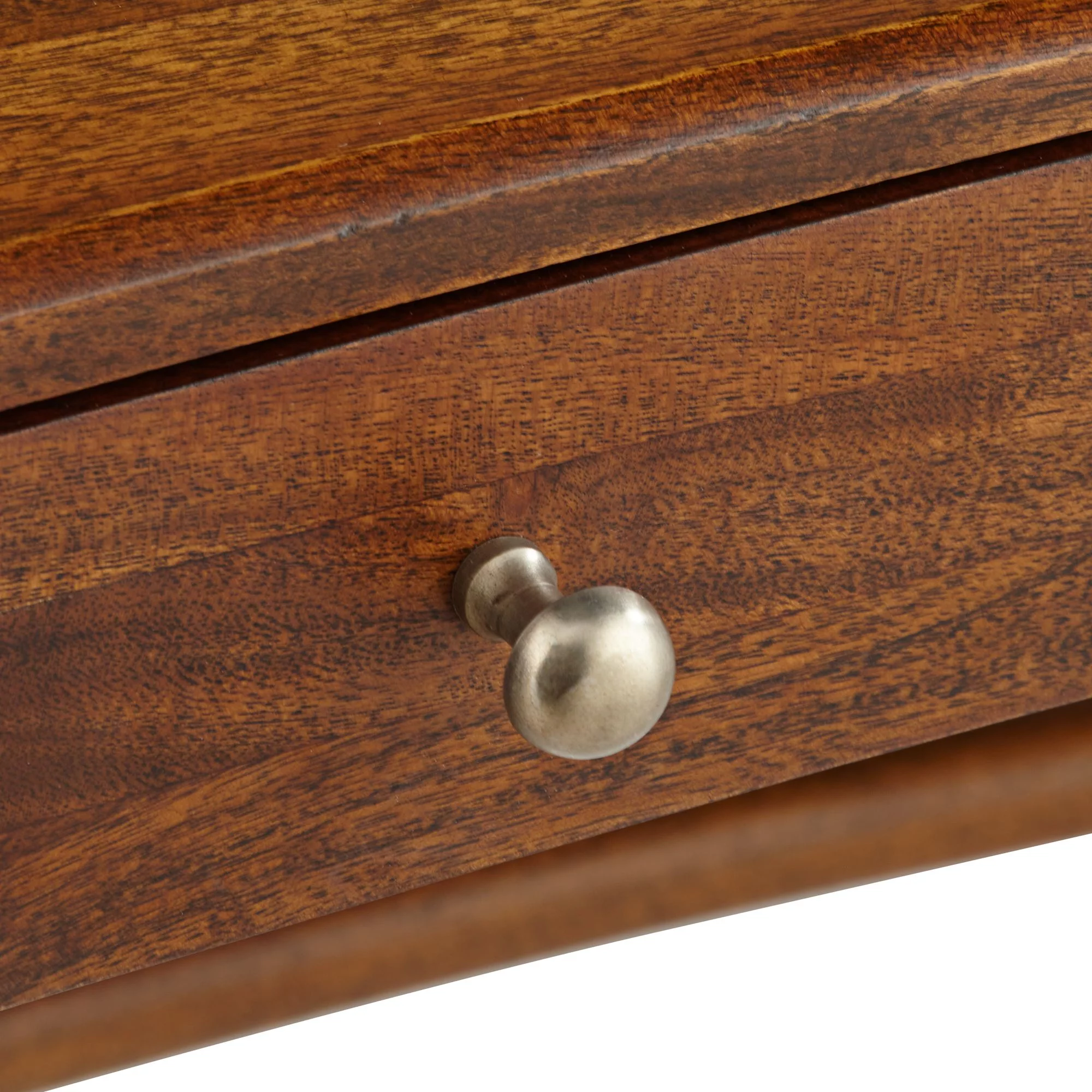 Coast to Coast Knoll 50" Wide Brown Sheesham Wood 1-Drawer Writing Desk