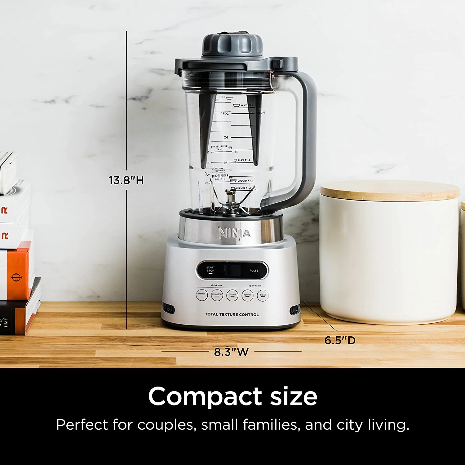 SS151 TWISTi Blender DUO, High-Speed 1600 WP Smoothie Maker & Nutrient Extractor* 5 Functions Smoothie, Spreads & More, smartTORQUE