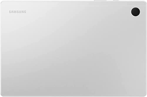 SAMSUNG Galaxy Tab A8 Android WiFi Tablet, 10.5 inch Touchscreen (1920x1200) LCD Screen, 128GB Storage, Bluetooth, Android 11 OS, Silver + Accessories