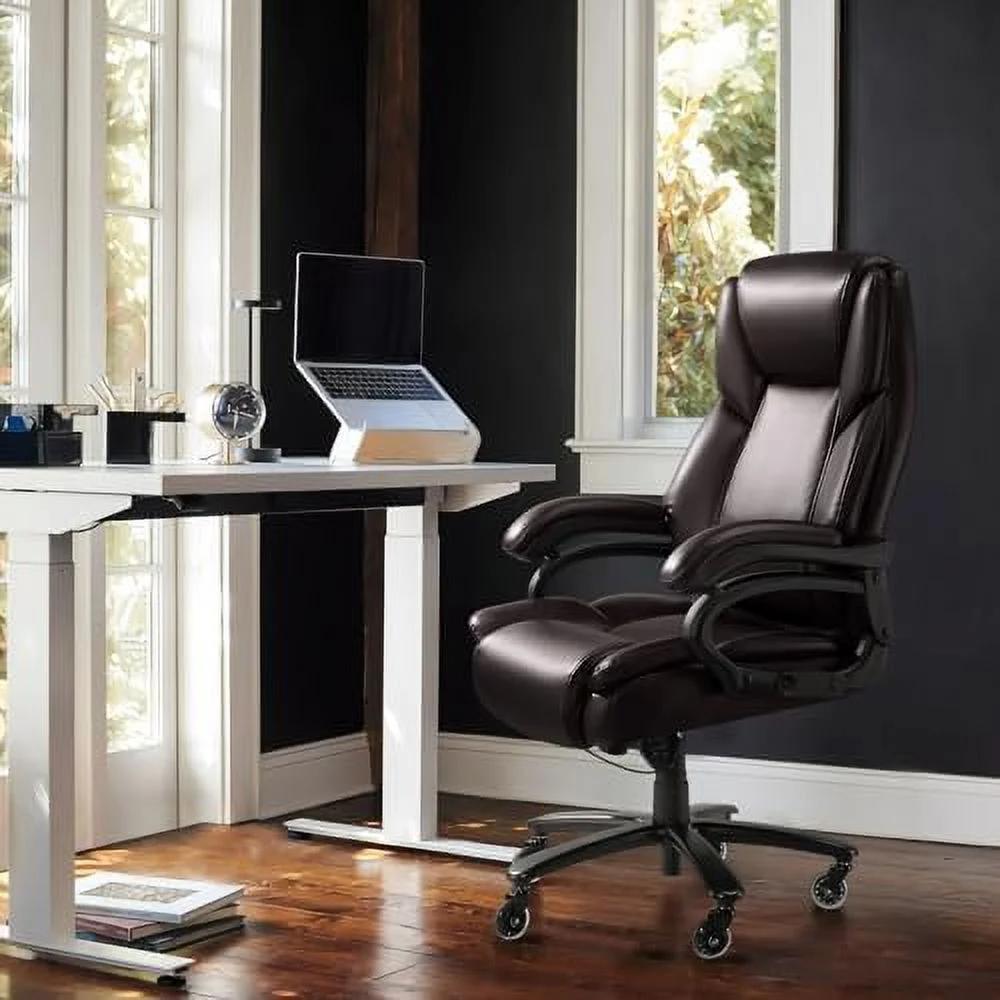 Big and Tall Office Chair 500lbs  Adjustable Lumbar Support Executive Office Chair with High Back  JOMA Heavy Duty Office Chair Office Chairs for