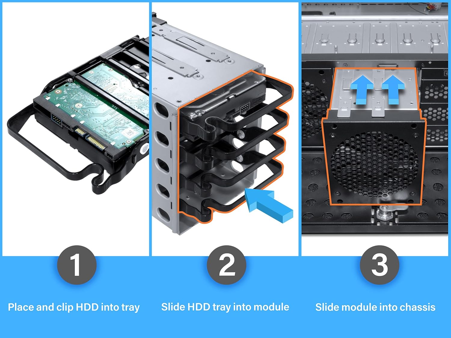Rosewill 4U Server Chassis 15 Bay Server Case 15x 3.5 HDD Bays, E-ATX Board, Rackmount Server Case
