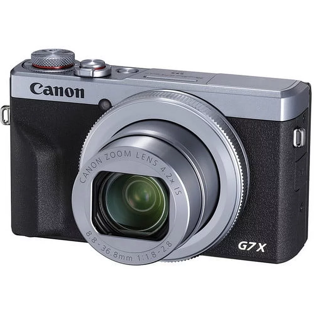Canon - PowerShot G7 X Mark III 20.1-Megapixel Digital Camera - Silver - Premium Accessories Bundle - International Version