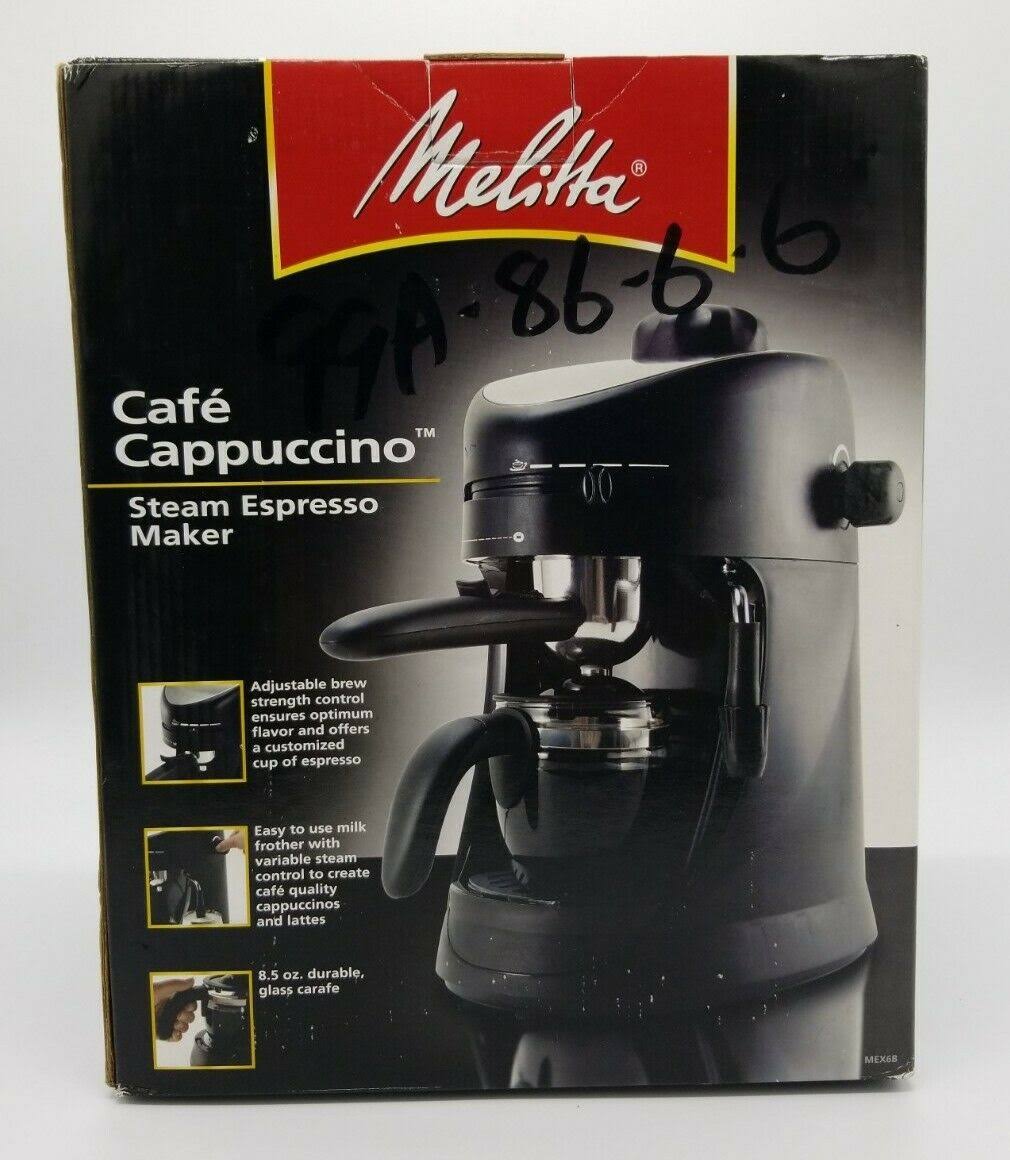 Melitta MEX6B 4-Cup Cappuccino Espresso Maker