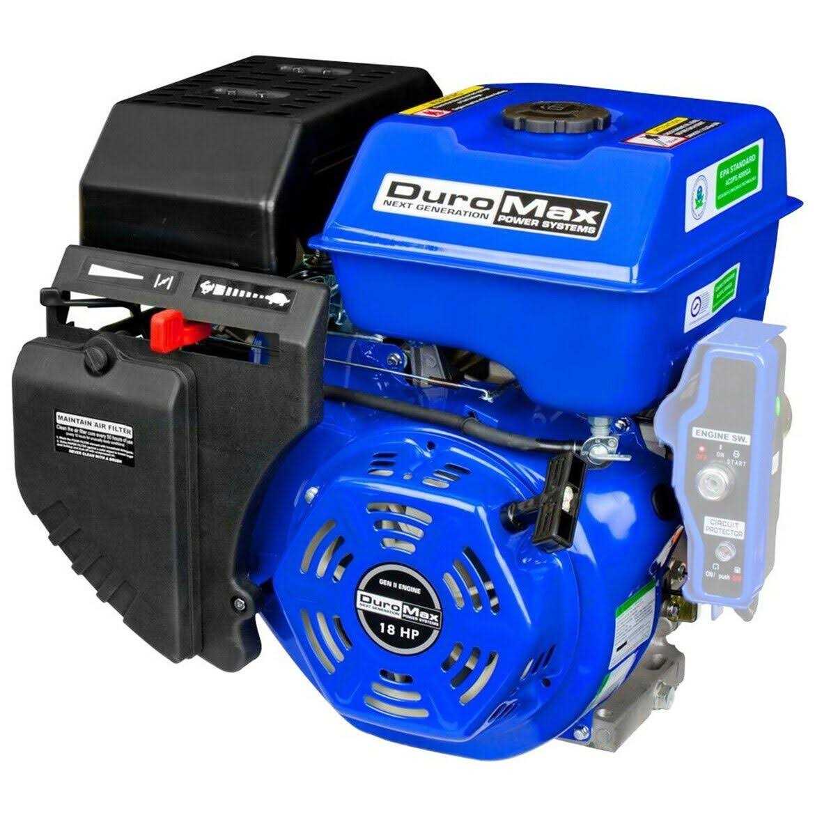DuroMax XP18HP 440cc 1-Inch Shaft Recoil Start Engine