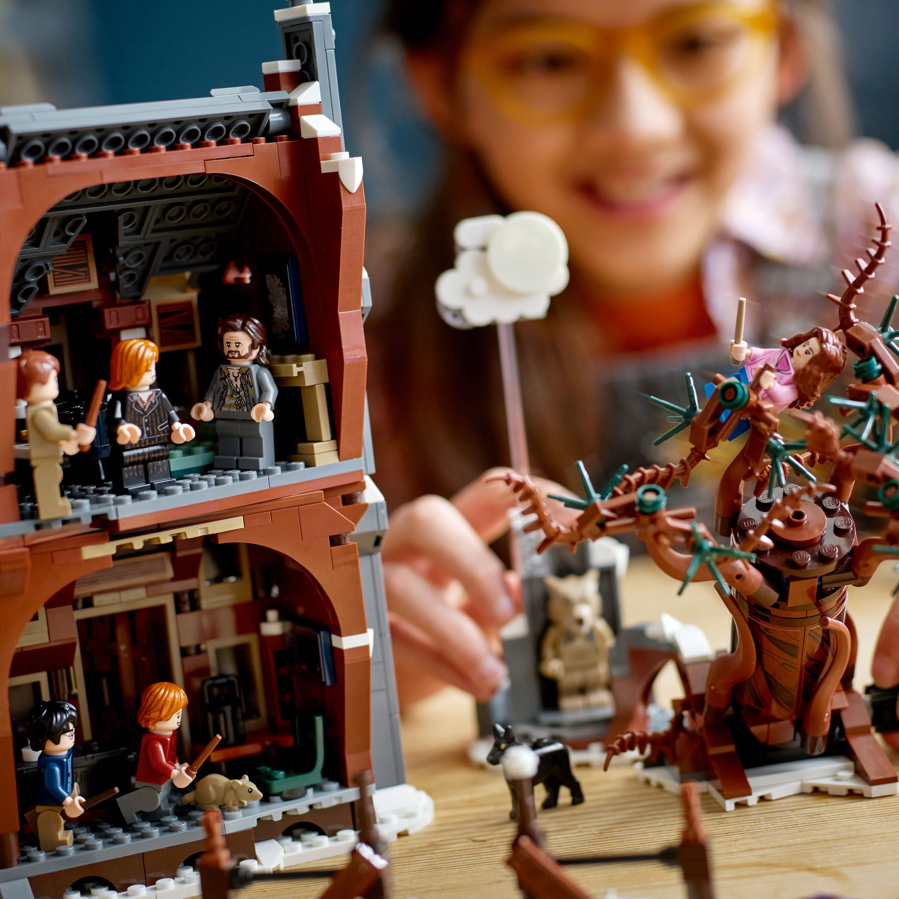LEGO Harry Potter The Shrieking Shack & Whomping Willow 76407 2 in 1 Wizarding World Toy, The Prisoner of Azkaban Set for Kids