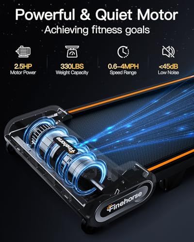 13% 6-Level Walking Pad with Auto Incline - Treadmill with Auto Incline and Remote Control