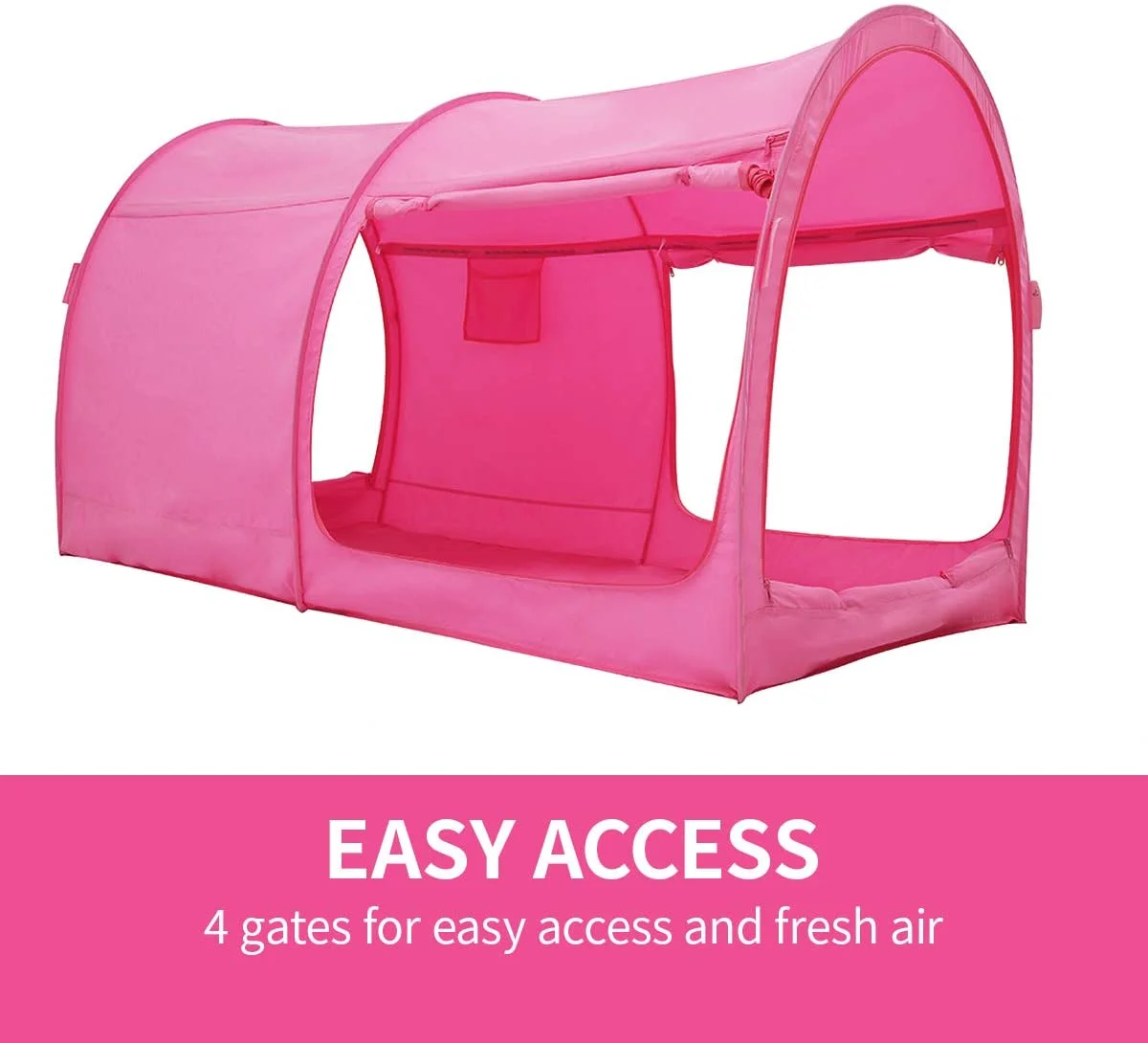 Pink Bed Tent, by Alvantor, Lightweight