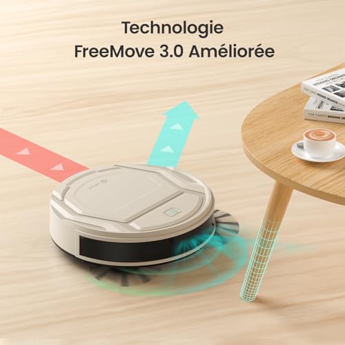 Lefant M3 Robot Vacuum, Robot Vacuum and Mop, 12000Pa Suction, Anti-Tangle Brushes, Dual Spinning Mop, Auto Mop Washing, Drying, Self-Emptying