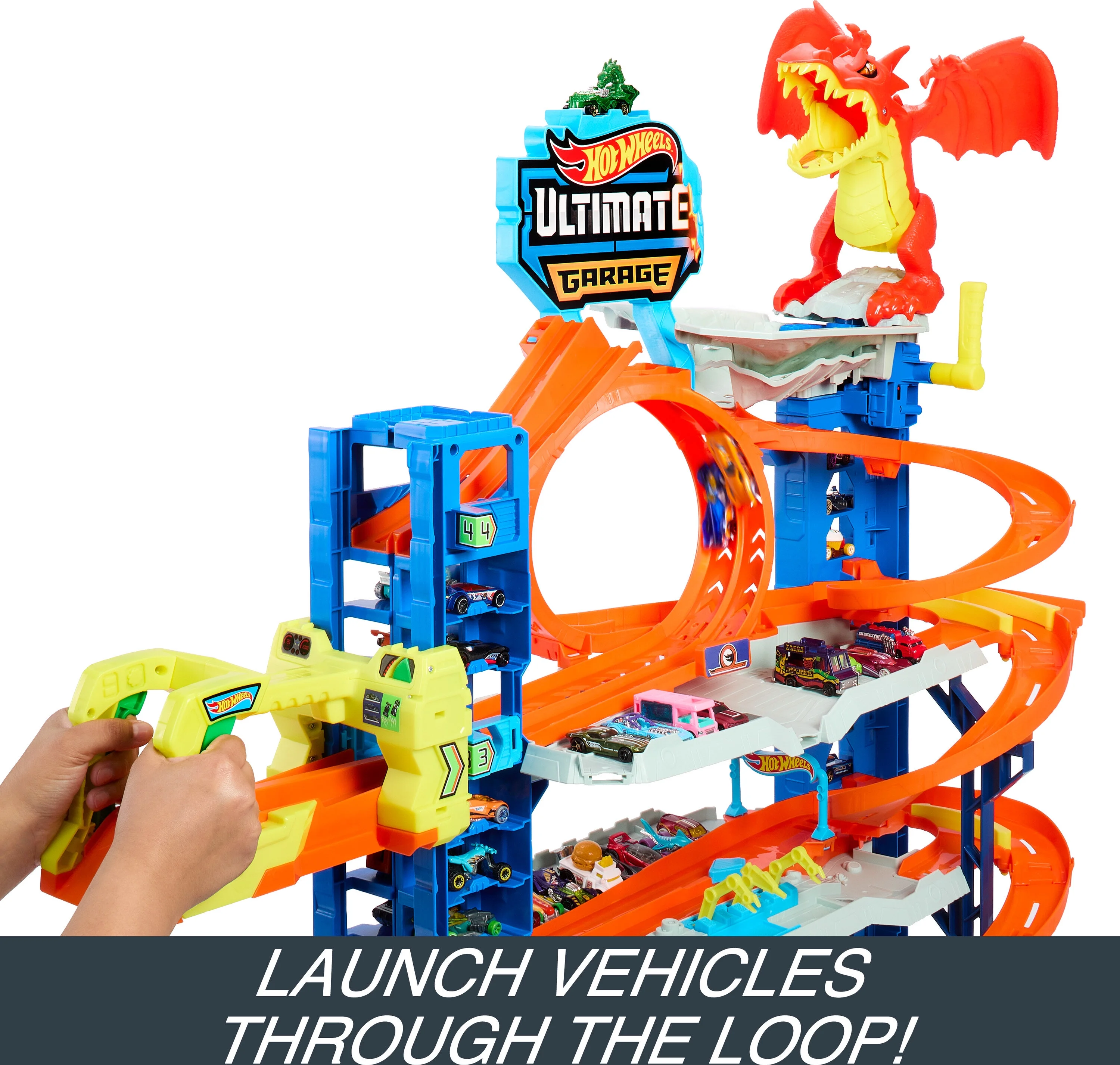 Hot Wheels City Ultimate Garage Playset with 2 Die-Cast Cars, Toy Storage for 50+ Cars - Radiant Selections