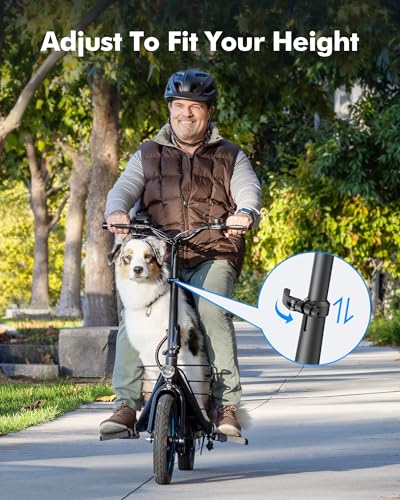 Gyroor C1 Plus Electric Scooter for Adults with Seat & Pet Basket