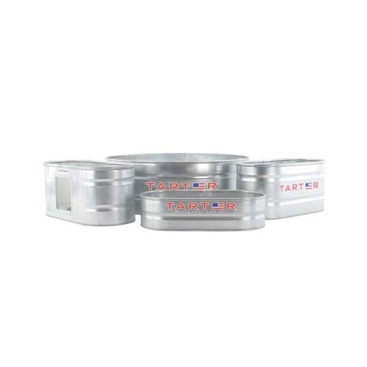 Tarter 46 gal. Ultra Galvanized Steel Round Utility Tank GUT22