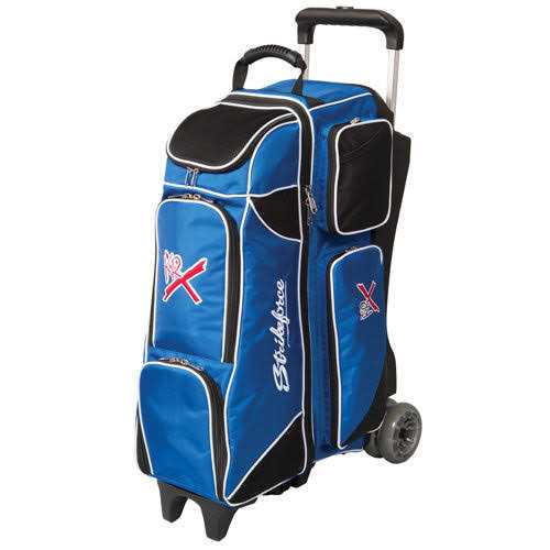 KR Strikeforce Royal Flush 4x4 Roller Black/Red Bowling Bag - Sports Supplies Online Store
