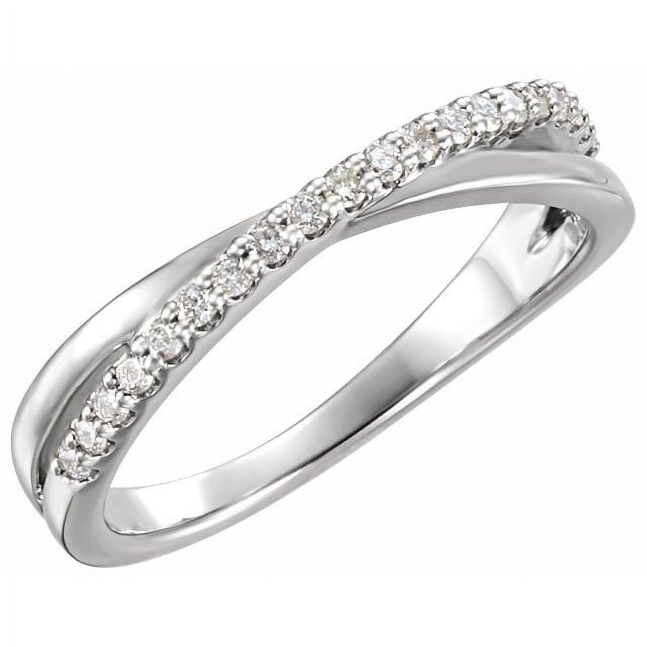 Platinum 1/5 CTW Natural Diamond Criss-Cross Ring 122773:6003:P