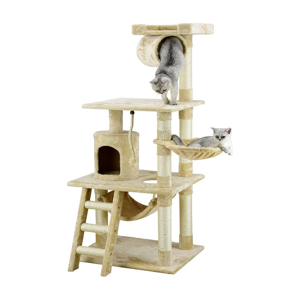 Go Pet Club Cat Tree Condo Furniture, Brown, 62x22