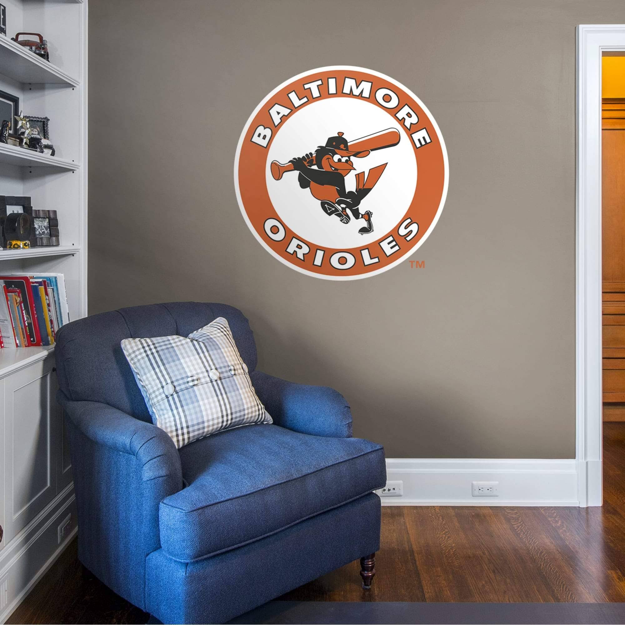 Fathead Baltimore Orioles Logo Giant Removable Decal