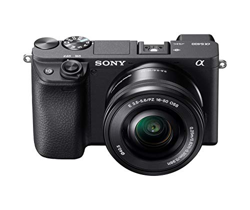 Sony Alpha a6400 Mirrorless Camera: Compact APS-C Interchangeable Lens Digital Camera with Real-Time Eye Auto Focus, 4K Video