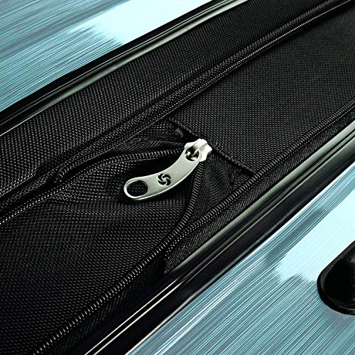 Samsonite Winfield 2 Hardside Expandable Luggage with Spinner Wheels, Brushed Anthracite, Checked-Large 28-Inch
