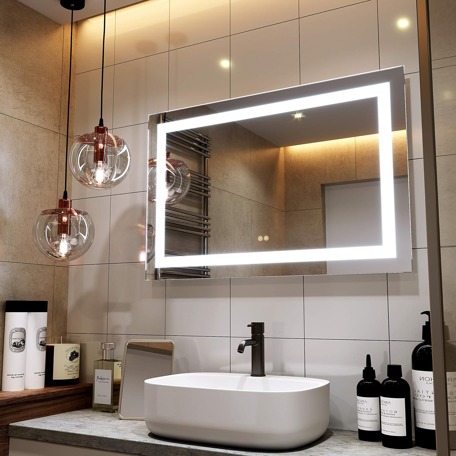 Petus PetusHouse 20 X 28 Inch LED Lighted Bathroom Mirrors