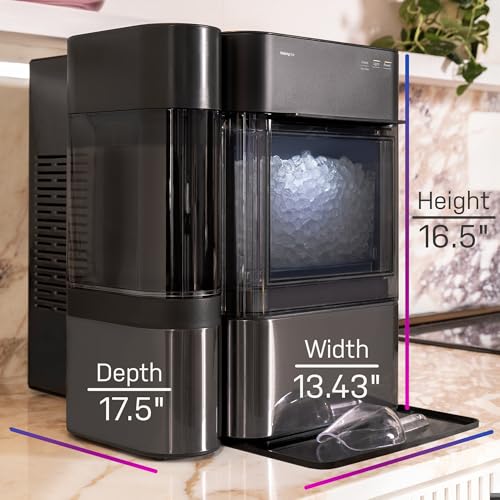 GE Profile Opal 2.0 XL with 1 Gallon Tank, Chewable Crunchable Countertop Nugget Ice Maker, Scoop included, 38 lbs in 24 hours