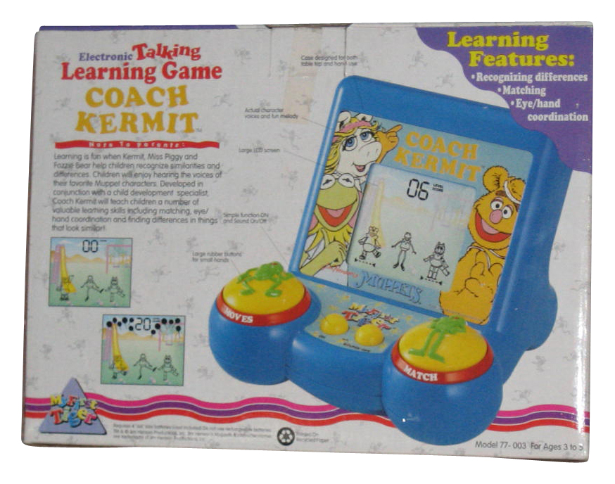 Disney The Muppets Coach Kermit Electronic Talking Learning Game